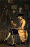Friedrich Tischbein Self-Portrait at the Easel Spain oil painting artist